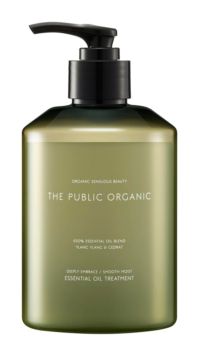 The Public Organic Smooth Moist Hair Treatment 400ml Silicone-Free Essential Oil