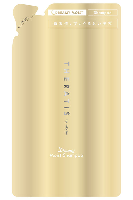 Theratis By Mixim Dreamy Moist Shampoo Refill Nighttime Frizz Care 325ml
