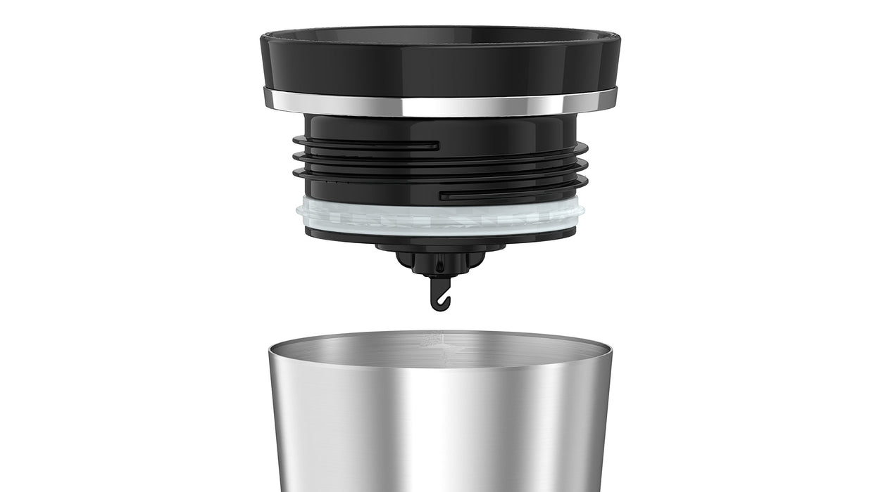 Thermos 16-Oz Black Vacuum Insulated Travel Mug Tumbler Water Bottle 450Ml