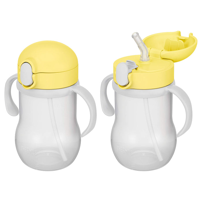 Thermos 350Ml Leak-Proof Baby Straw Mug in Lemon Yellow