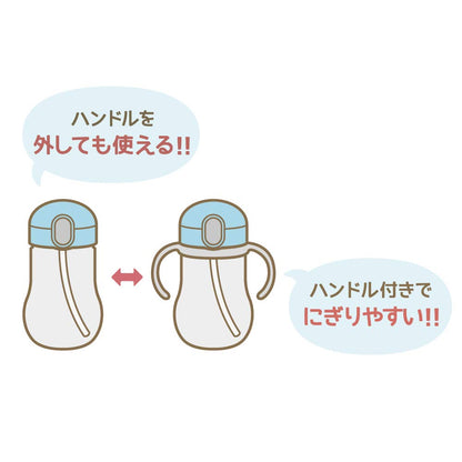 Thermos 350ml Leak-Proof Baby Straw Mug in Mint Blue