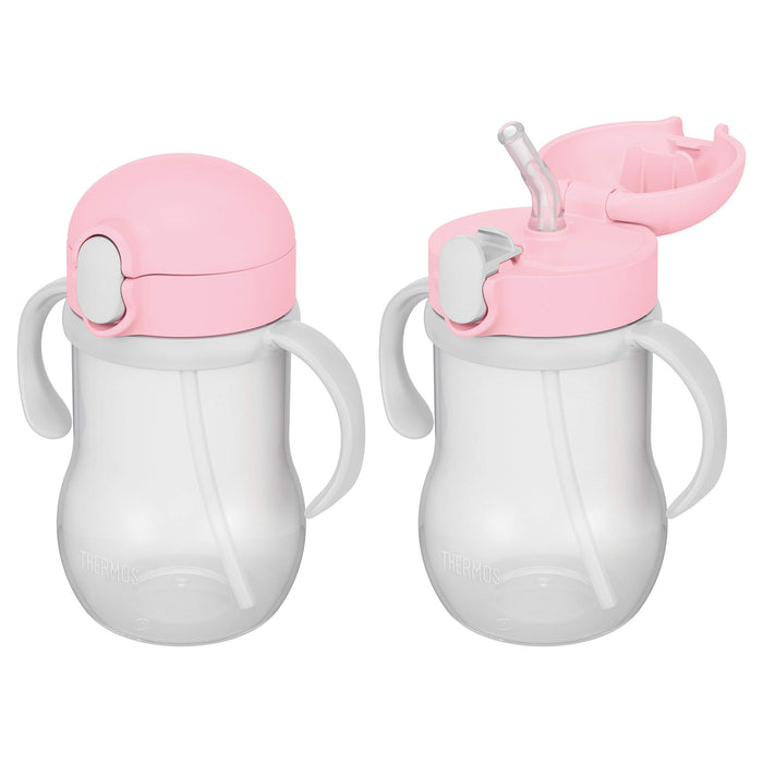 Thermos Baby 350ml Leak-Proof Straw Mug in Powder Pink