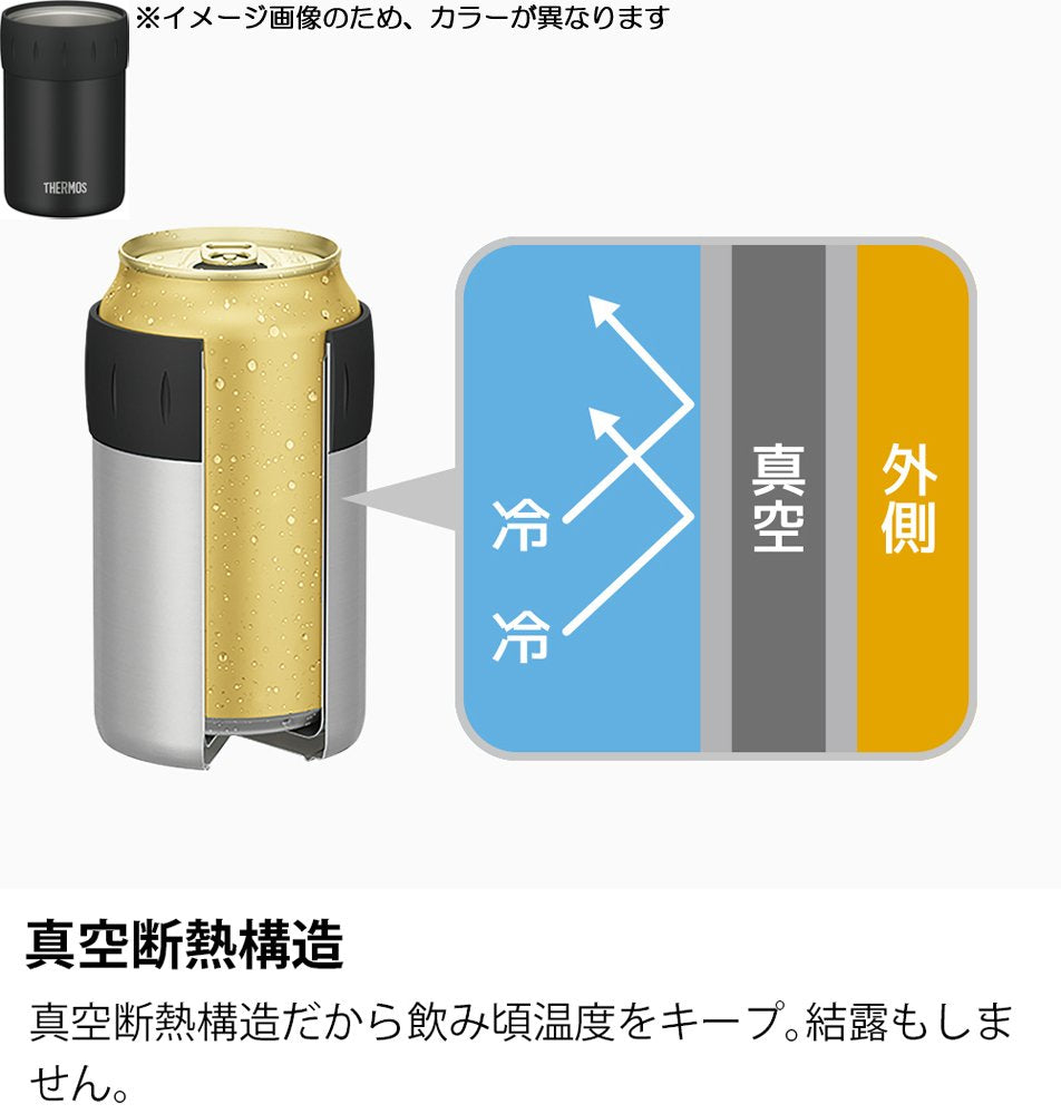 Thermos JCB-352 BK Cool Can Holder for 350ml Cans Black