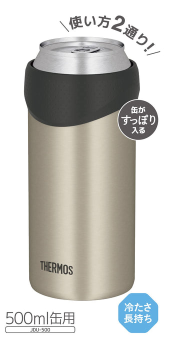 Thermos Stainless Steel 2-Way 500ml Cool Can Holder JDU-500 SMT Type