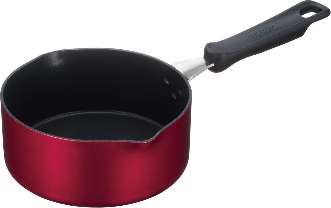 Thermos Durable Series 16cm Red Cook Pan Induction Compatible - KNA-016S