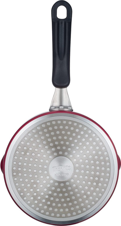 Thermos Durable Series 16cm Red Cook Pan Induction Compatible - KNA-016S
