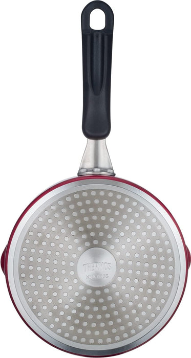 Thermos 耐用系列 16 厘米红色烹饪锅 电磁炉兼容 - KNA-016S