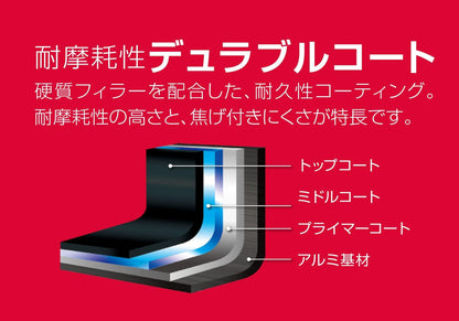 Thermos Durable Series 16cm Red Cook Pan Induction Compatible - KNA-016S