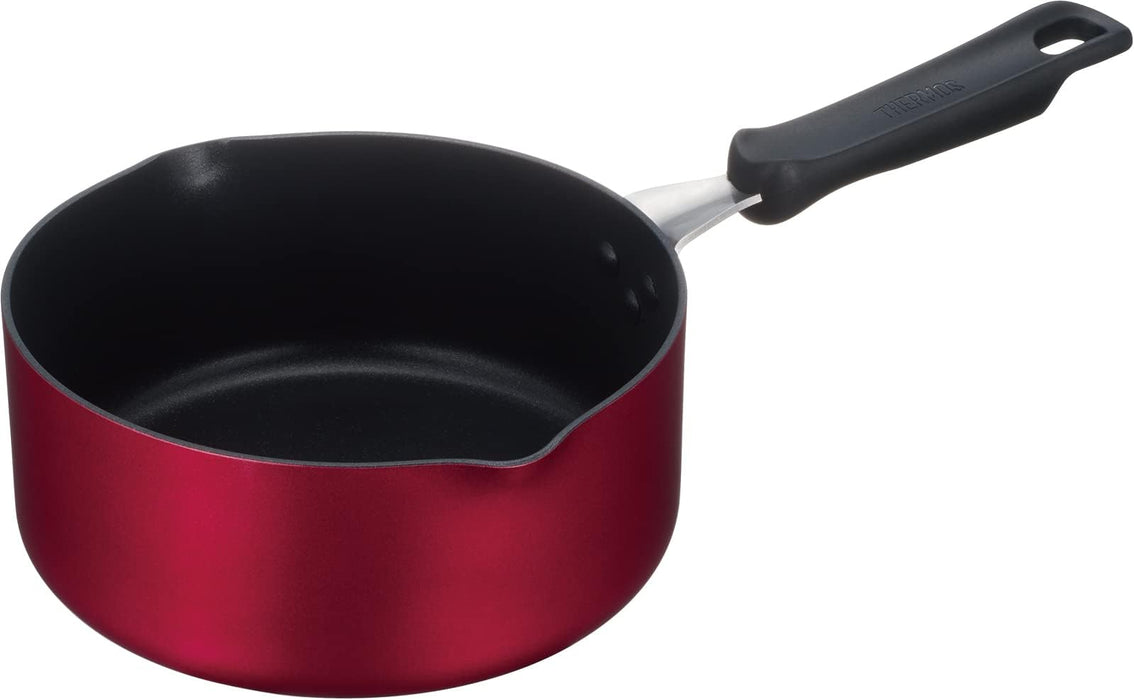 Thermos KNA-018S R 18cm Red Durable Cookpan Induction Compatible