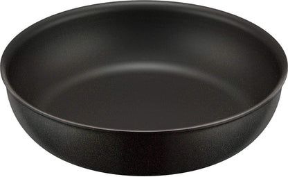 Thermos 24cm Black IH Compatible Frying Pan with Detachable Handle KVA-024 BK