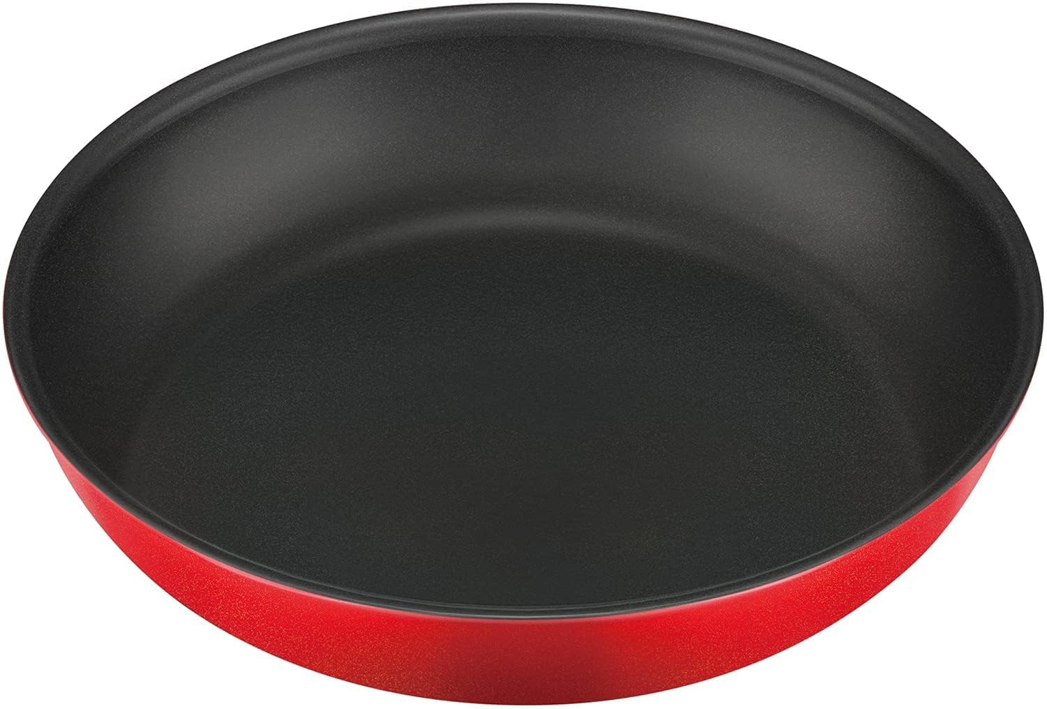 Thermos 26Cm Durable Series Frying Pan with Detachable Handle-Bright Red