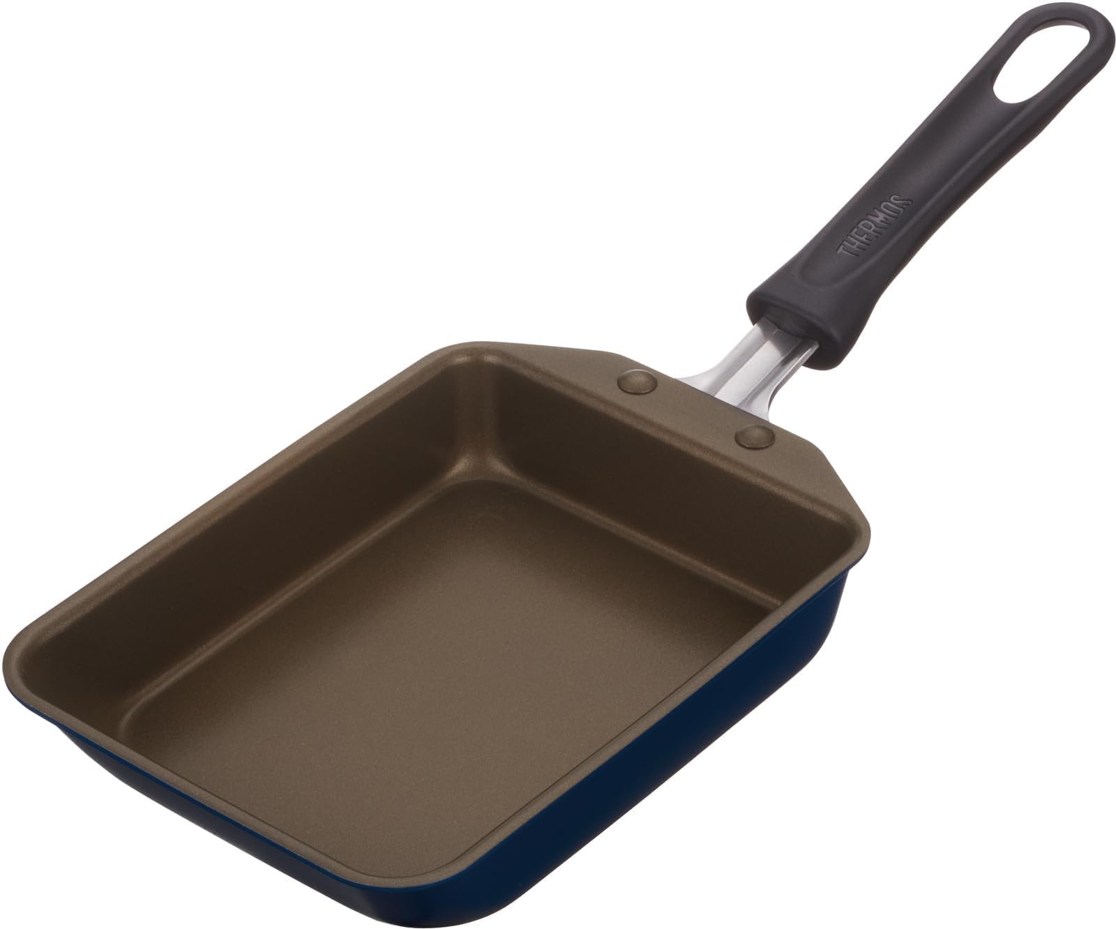 Thermos Durable Series 13cm Navy Egg Frying Pan for Gas Fire KFI-013E