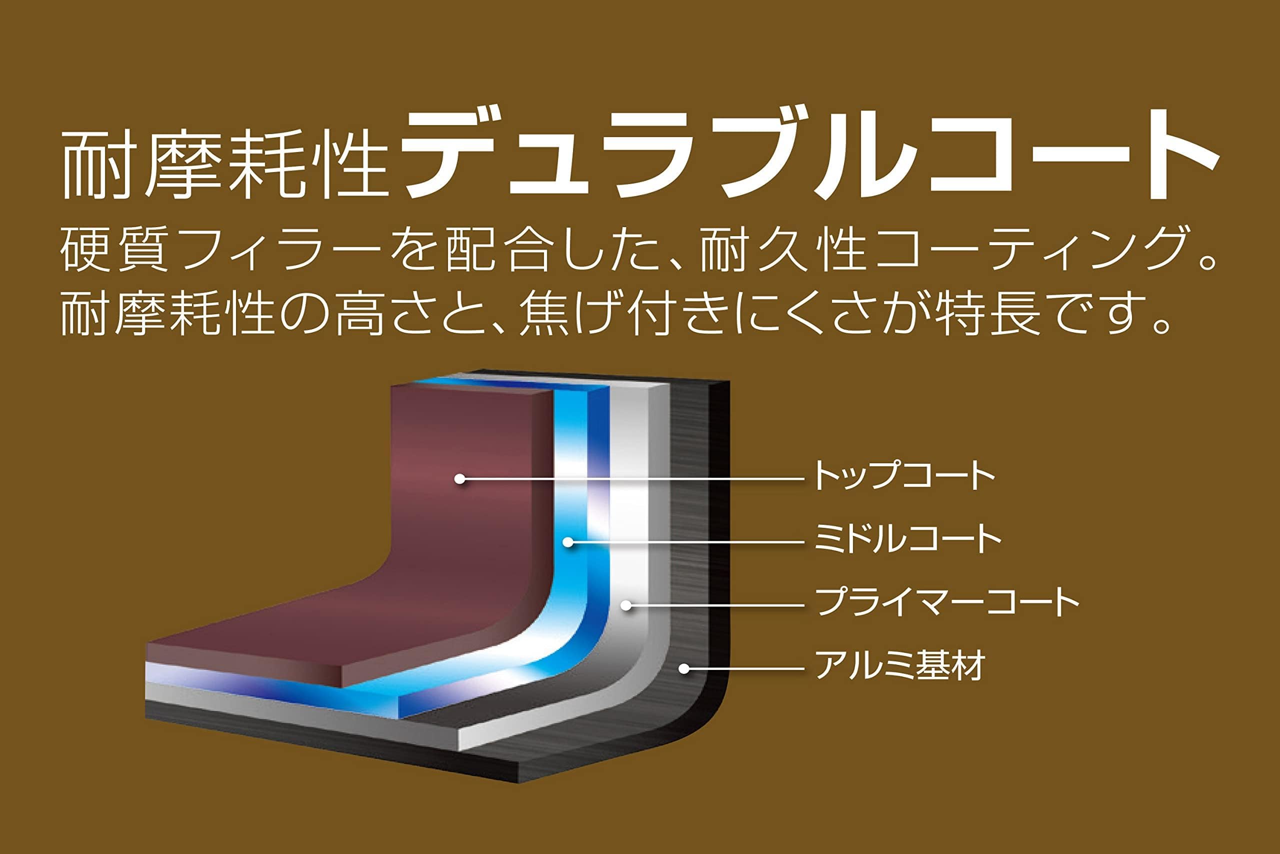 Thermos Durable Series 13cm Red Egg Frying Pan IH Compatible KFH-013E R