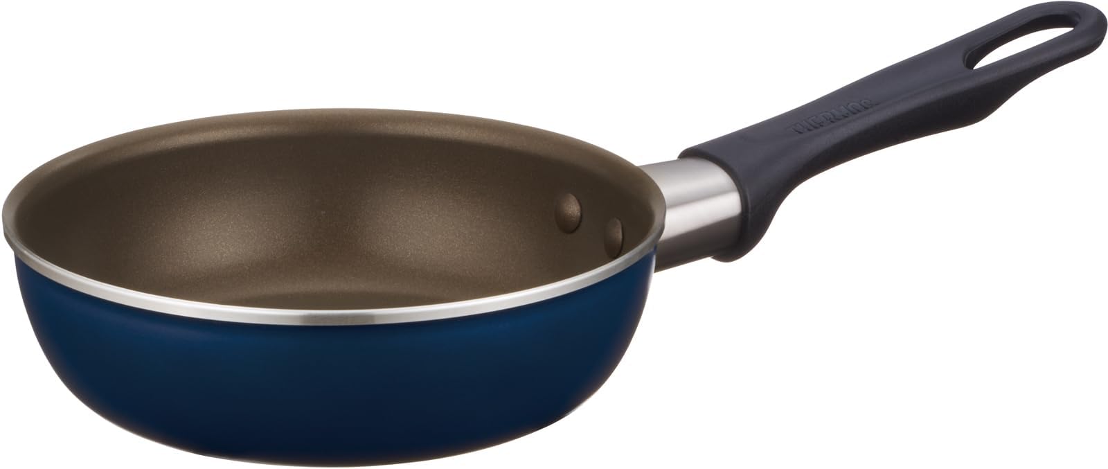 Thermos Durable Series 16Cm Frying Pan for Gas Fire Navy - Kfi-016 Nvy