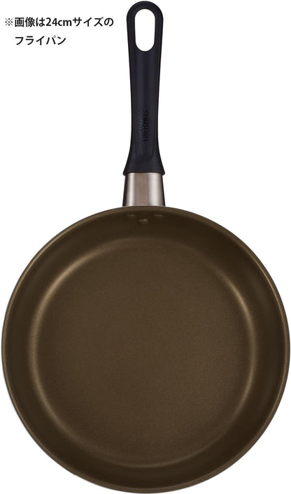 Thermos Durable Series 16Cm Frying Pan for Gas Fire Navy - Kfi-016 Nvy
