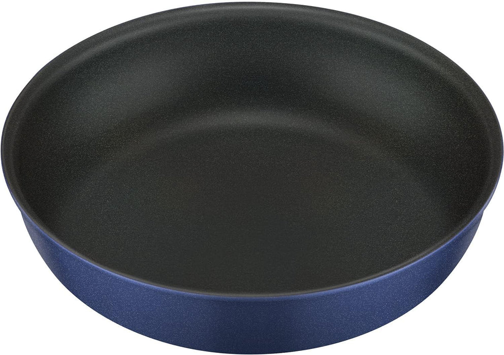 Thermos 20cm Indigo Blue Gas Stove-Only Frying Pan with Removable Handle