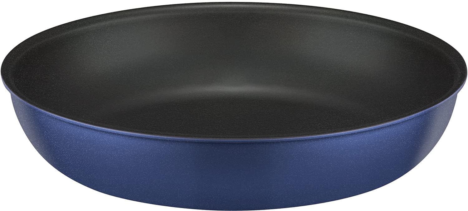 Thermos 26cm Indigo Blue Durable Frying Pan with Removable Handle for Gas Stove