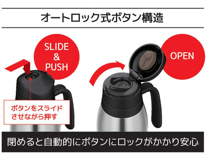 Thermos Clear Stainless Steel Field Pot 1.5L Thermos Thy-1500 Cs