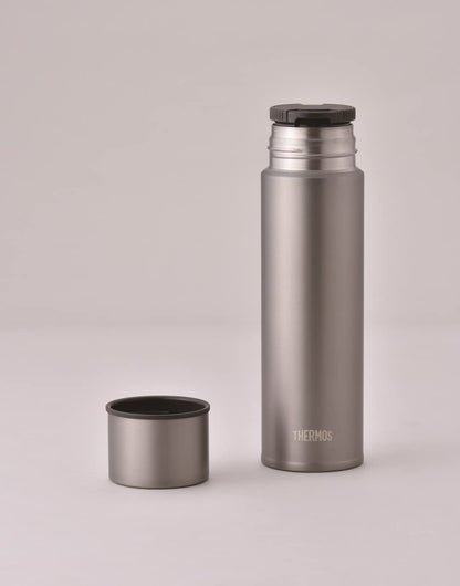 Thermos Fjn-500T Titanium 500Ml Vacuum Insulated Bottle Titanium Gray