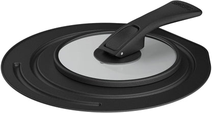 Thermos KLG-001 BK Black Pot and Pan Lid with Folding Stand 18/20cm Compatible