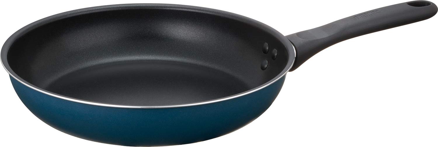Thermos Lightweight 26cm Durable Coated Frying Pan for Gas Model Kfd-026 Navy