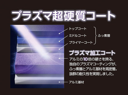 Thermos 28cm Plasma Hard Coating Black Frying Pan - IH Compatible KFC-028 BK