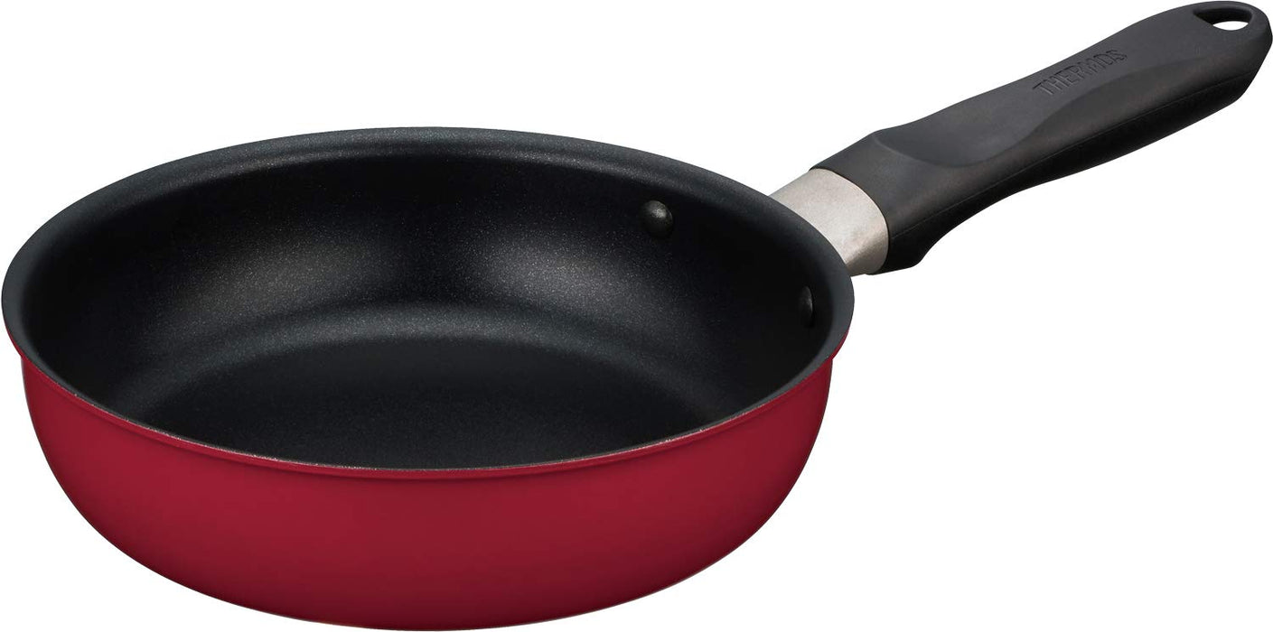Thermos Red 20cm IH Compatible Frying Pan Model KFB-020 R