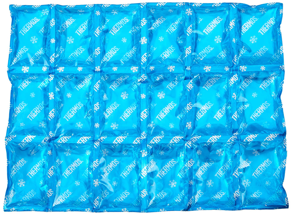 Thermos 冰垫 18 块蓝色 - Thermos 便携式可重复使用的冷却解决方案
