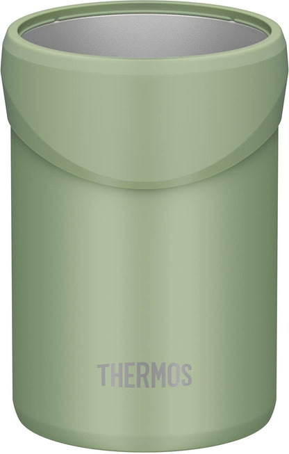 Thermos JDU-350 KKI Insulated Can Holder Khaki 2-Way for 350ml Cans
