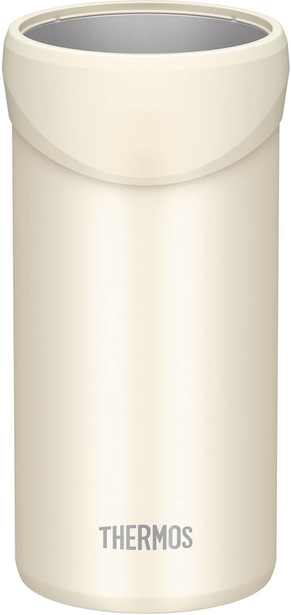 Thermos White Insulated Can Holder for 500ml Cans JDU-500 WH 2-Way Type