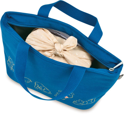 Thermos 4L Insulated Lunch Bag Winnie The Pooh Design in Navy - Rff-004Ds Nvy