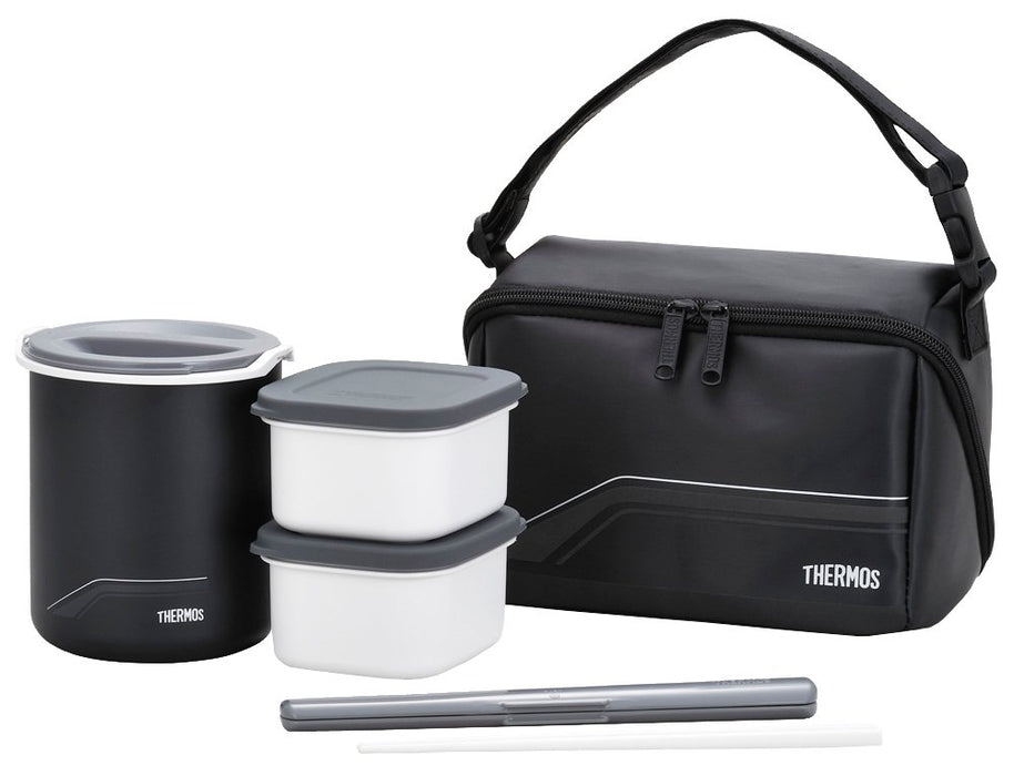 Thermos Dbq-501 Bk Insulated Lunch Box 1 Cup Capacity Black