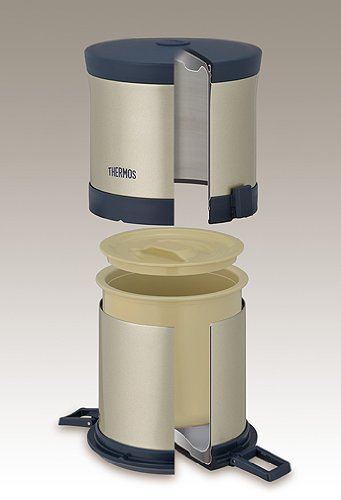 Thermos DBW-361 NVY Navy Insulated Lunch Box 0.8 Cups Capacity