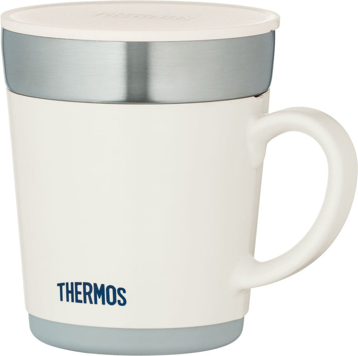 Thermos JDC-351WH 350ml White Insulated Mug for Hot and Cold Beverages