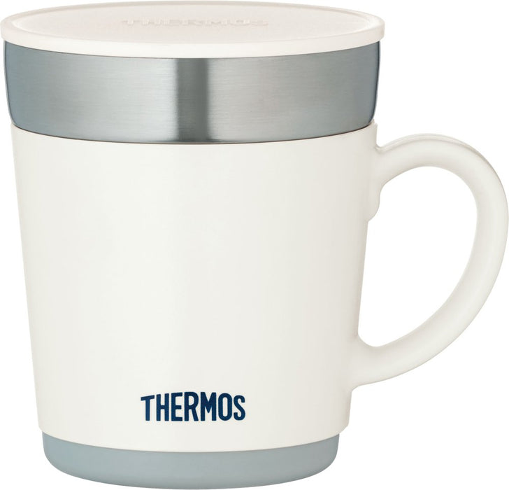 Thermos JDC-351WH 350 毫升白色保温杯，适用于冷热饮品