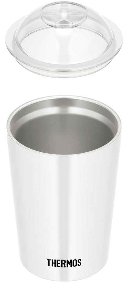 Thermos 300ml Insulated White Straw Cup - JDJ-300 WH Series
