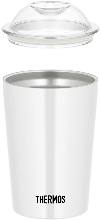 Thermos 300ml Insulated White Straw Cup - JDJ-300 WH Series