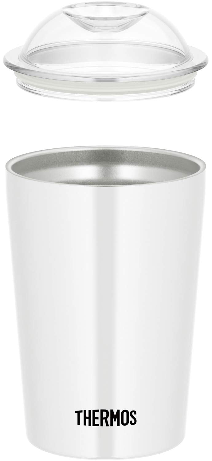 Thermos 300ml Insulated White Straw Cup - JDJ-300 WH Series