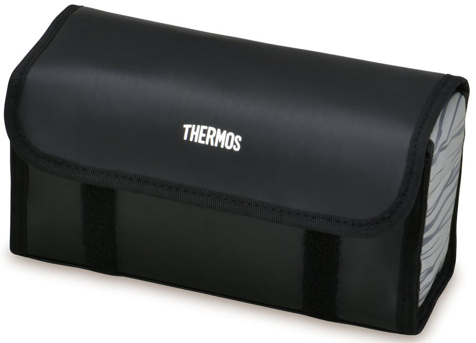 Thermos 2 Tier 900ml Fresh Lunch Box in Black Gray - Djb-905W Bkgy