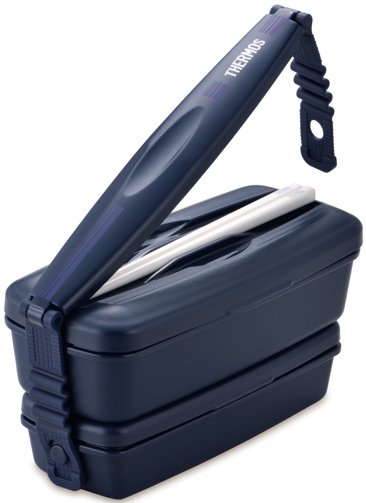 Thermos 2 Tier Fresh Lunch Box 900Ml Navy Blue Djb-905W Nb