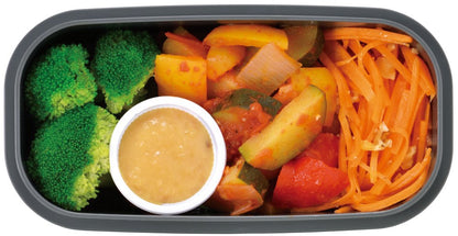 Thermos Large Capacity 2 Tier Fresh Lunch Box Black 1.8L - Djf-1800 Bk