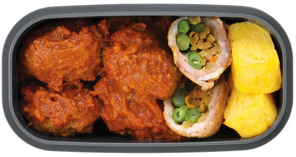 Thermos Large Capacity 2 Tier Fresh Lunch Box Black 1.8L - Djf-1800 Bk