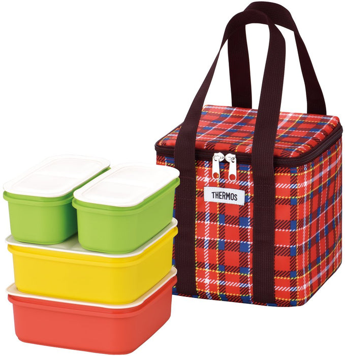 Thermos 2.7L Family Fresh Red Lunch Box Djf-2800 R