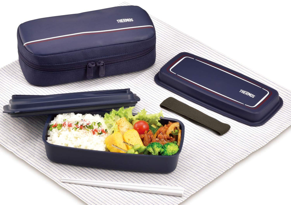 Thermos Fresh 600 ml Navy Lunch Box - Durable Compact Easy to Clean