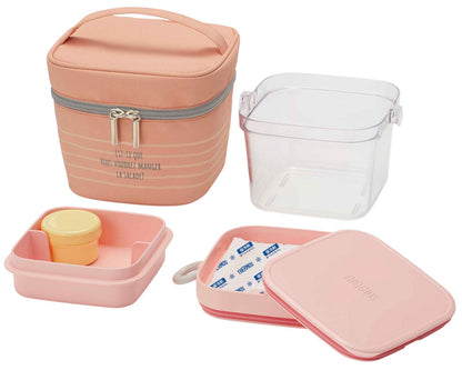 Thermos Insulated Lunch Box 950ml Salad Container in Pink Model Djr-950 P