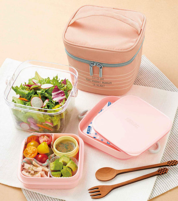 Thermos Insulated Lunch Box 950ml Salad Container in Pink Model Djr-950 P