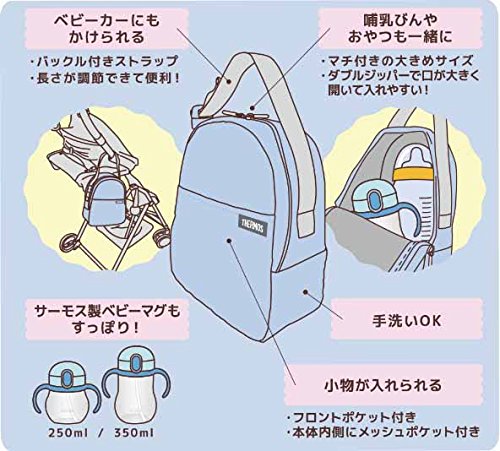 Thermos Pink Rel-001 Travel Cooling Mug Pouch for Outdoor Use