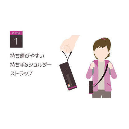 Thermos APG-350 BW My Bottle Pouch with Strap Brown 350-400ml Capacity