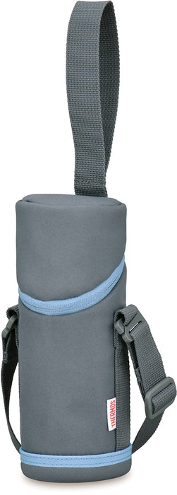 Thermos My Bottle Pouch with Strap Gray Blue Suitable for 350-400ml