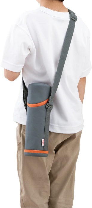 Thermos APG-501 GY-OR 带肩带的瓶袋 灰橙色 适用于 450-600 毫升